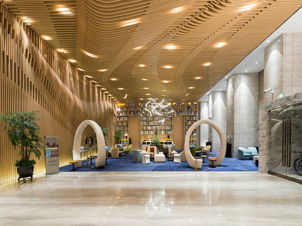 Novotel Jinji Lake Suzhou Sip Eksteriør bilde